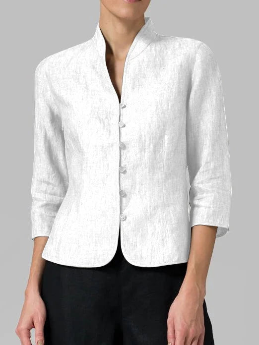Stijlvolle Linnen Blazer | Elegante Nora Blazer