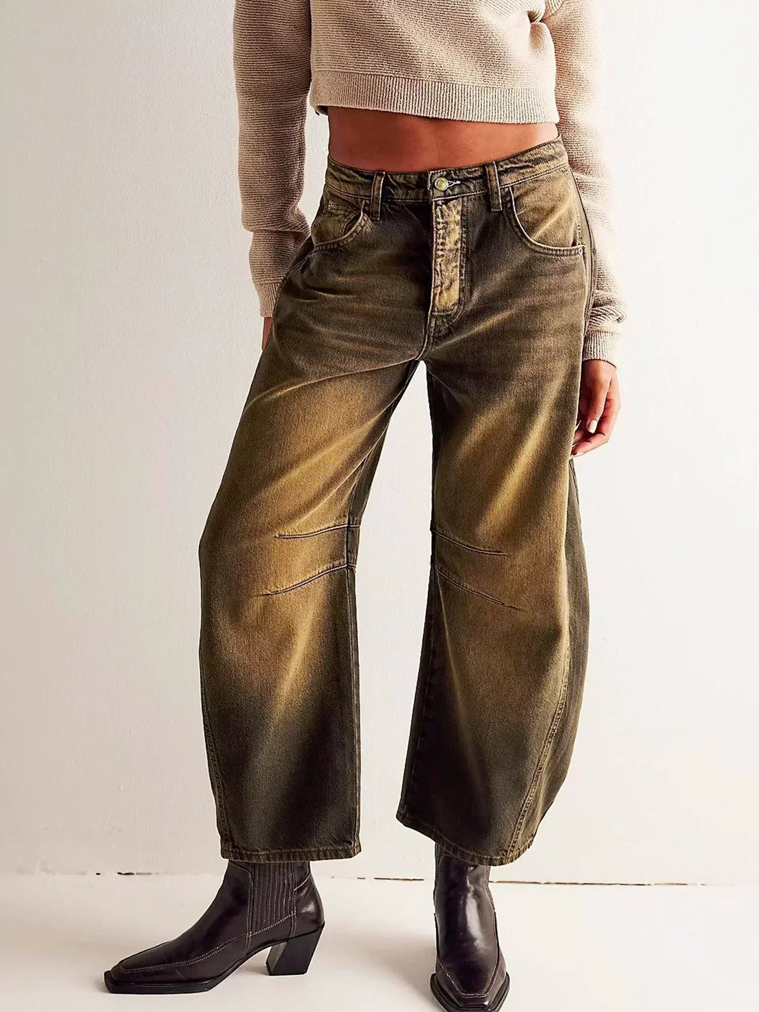 Stijlvolle dames barrel jeans – trendy en comfortabel
