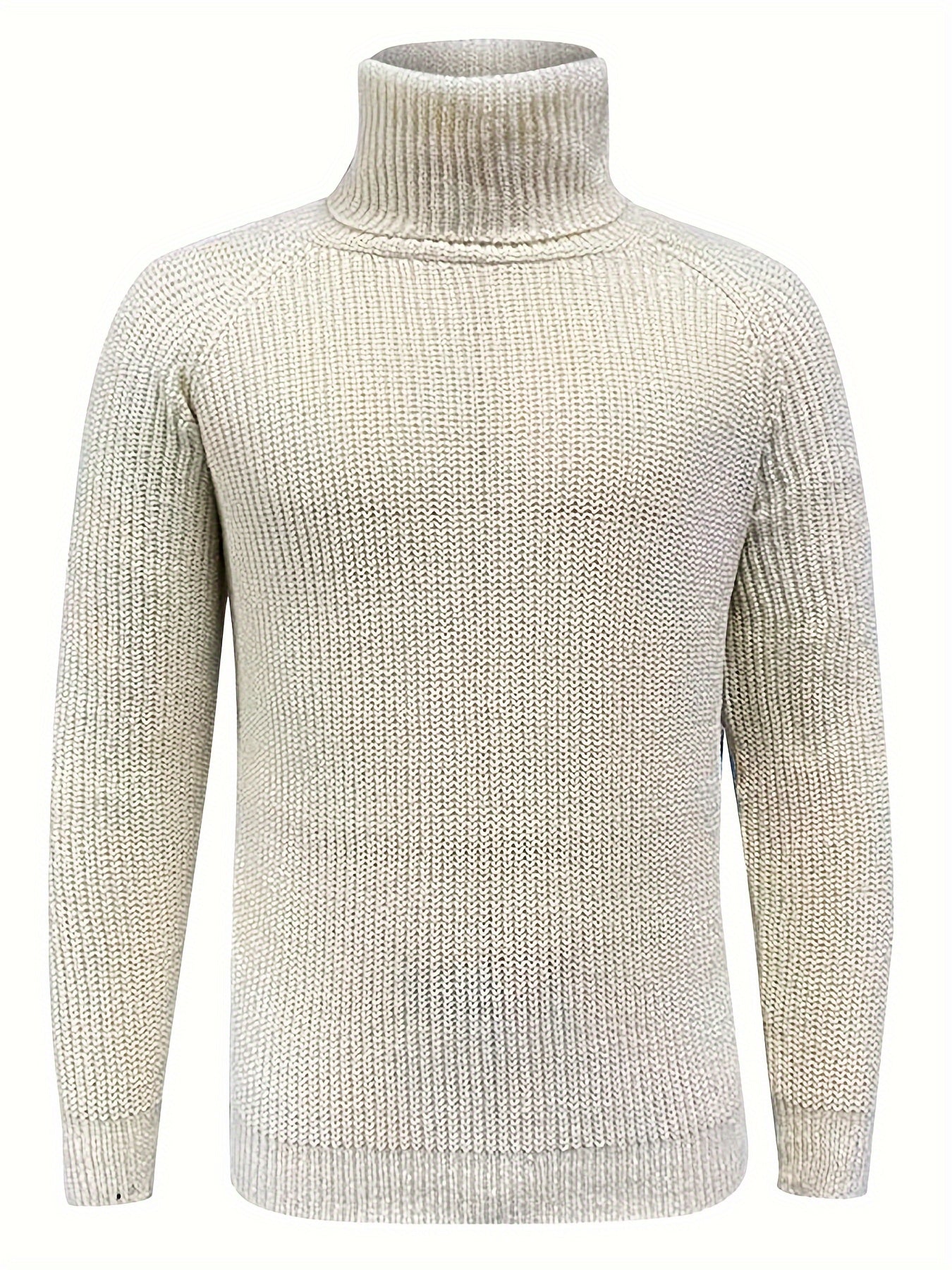 Stijlvolle Heren Coltrui | Vintage Breipullover voor Herfst/Winter