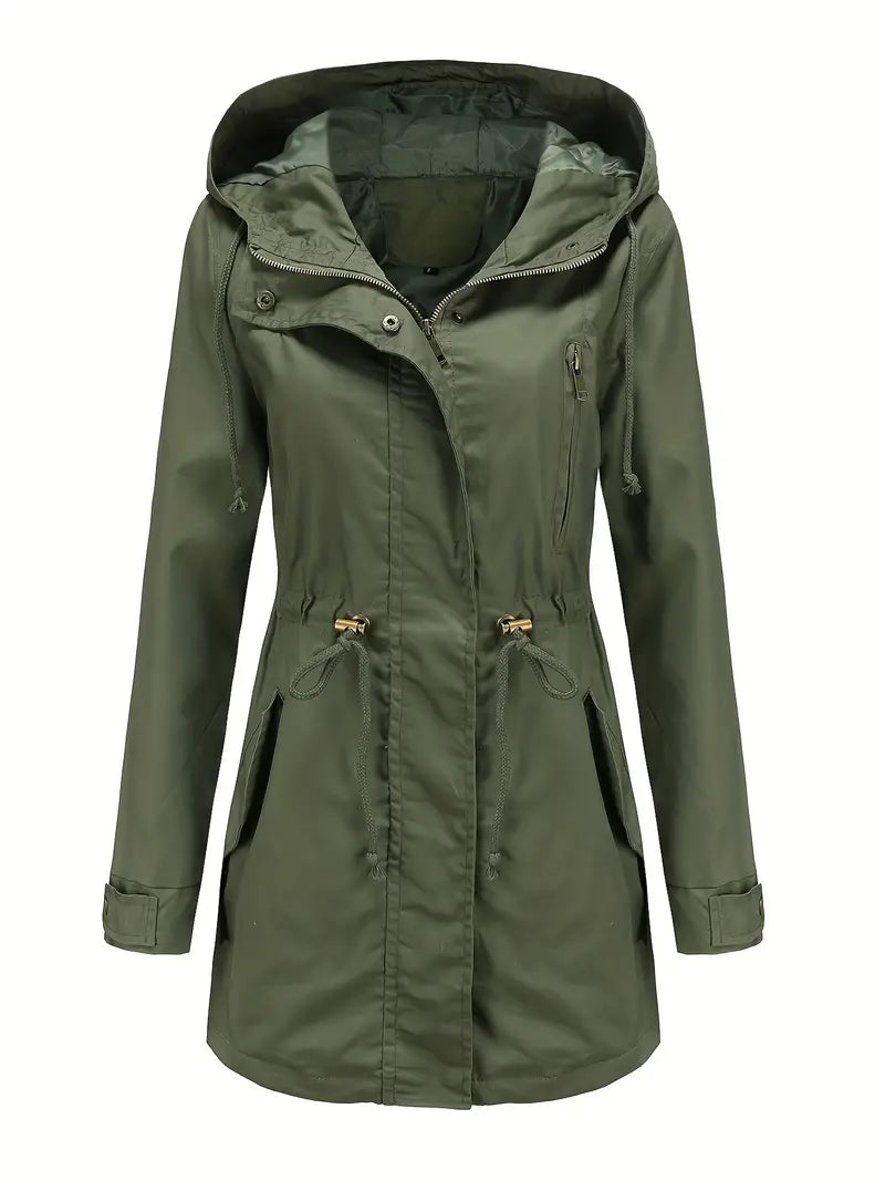 Bettina | Stijlvolle Waterdichte Trenchcoat voor Dames met Capuchon