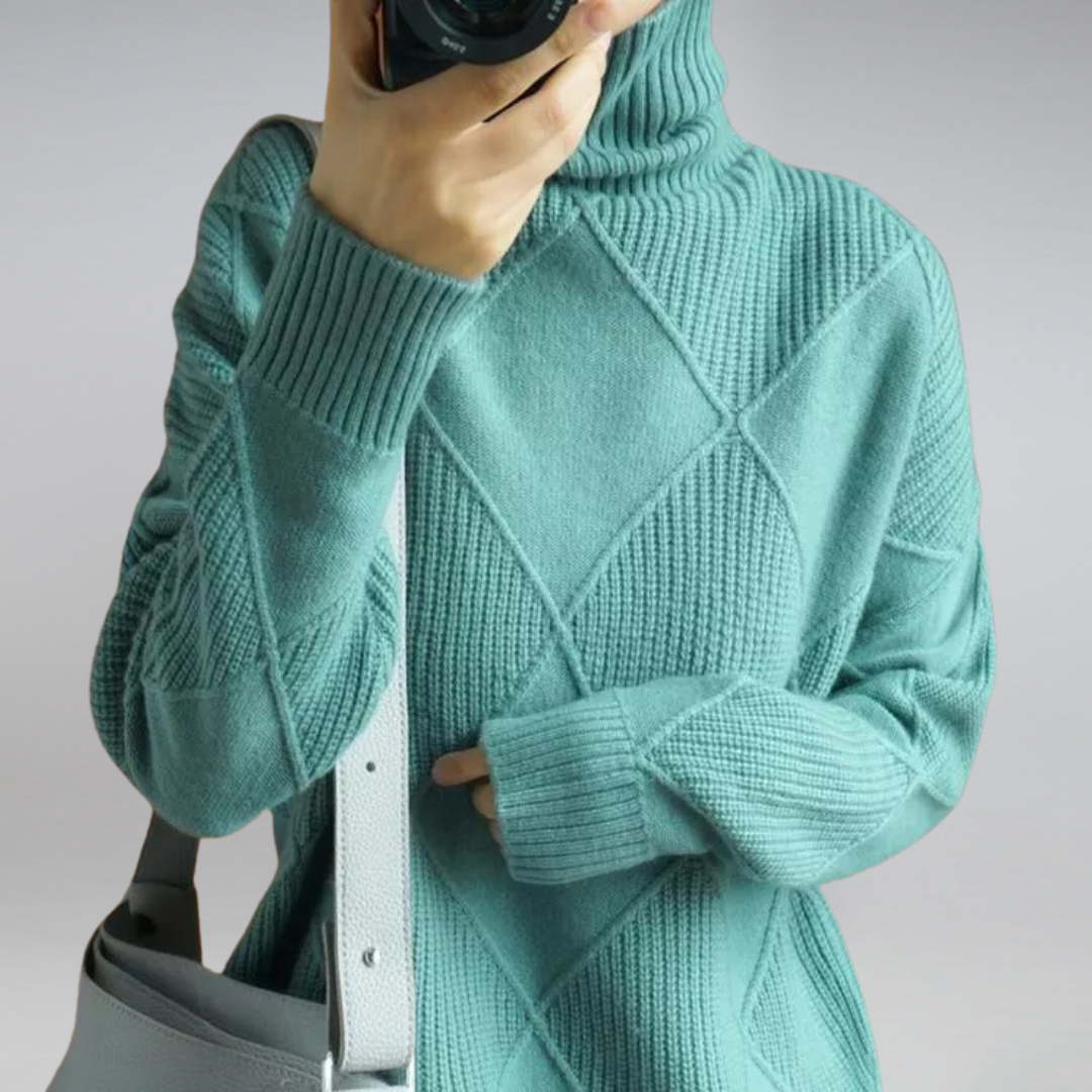 Lenny | Zachte Kasjmier Dames Rollkragenpullover Comfortabel