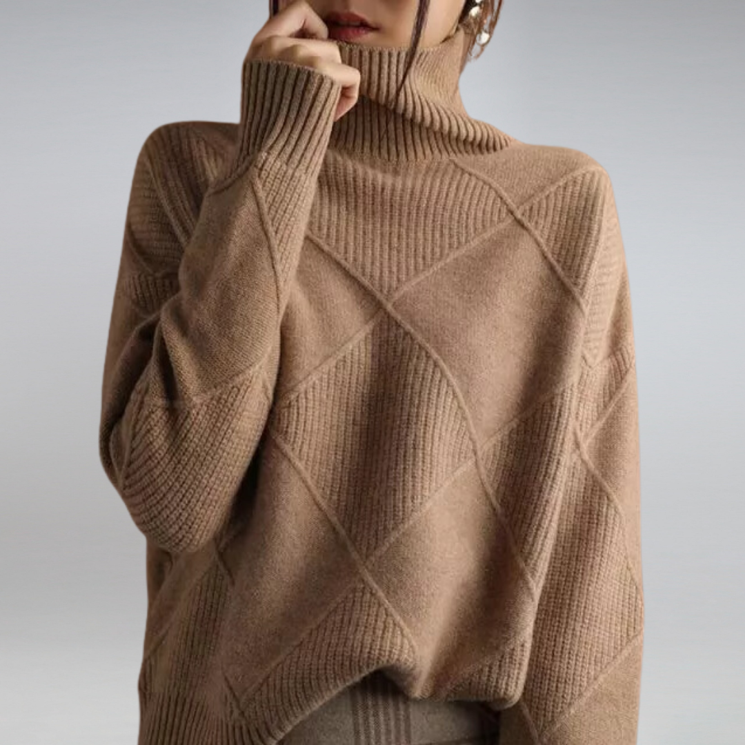 Lenny | Zachte Kasjmier Dames Rollkragenpullover Comfortabel