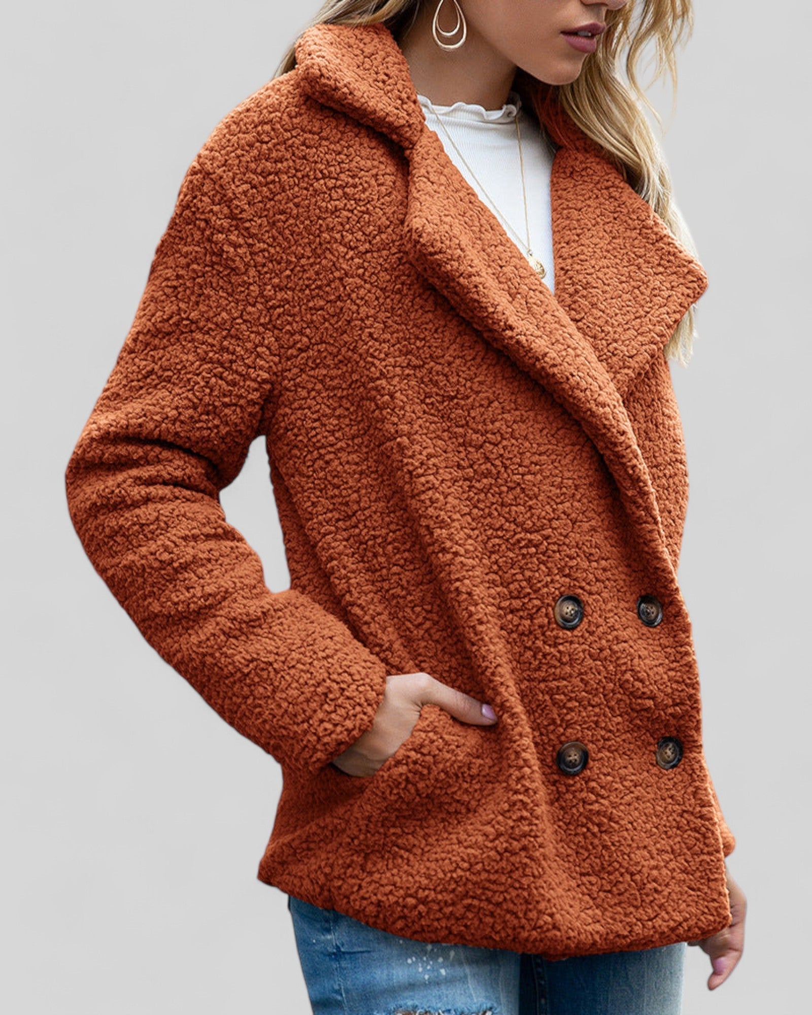 Richtje | Stijlvolle Zachte Damesjas - Elegantie & Comfort