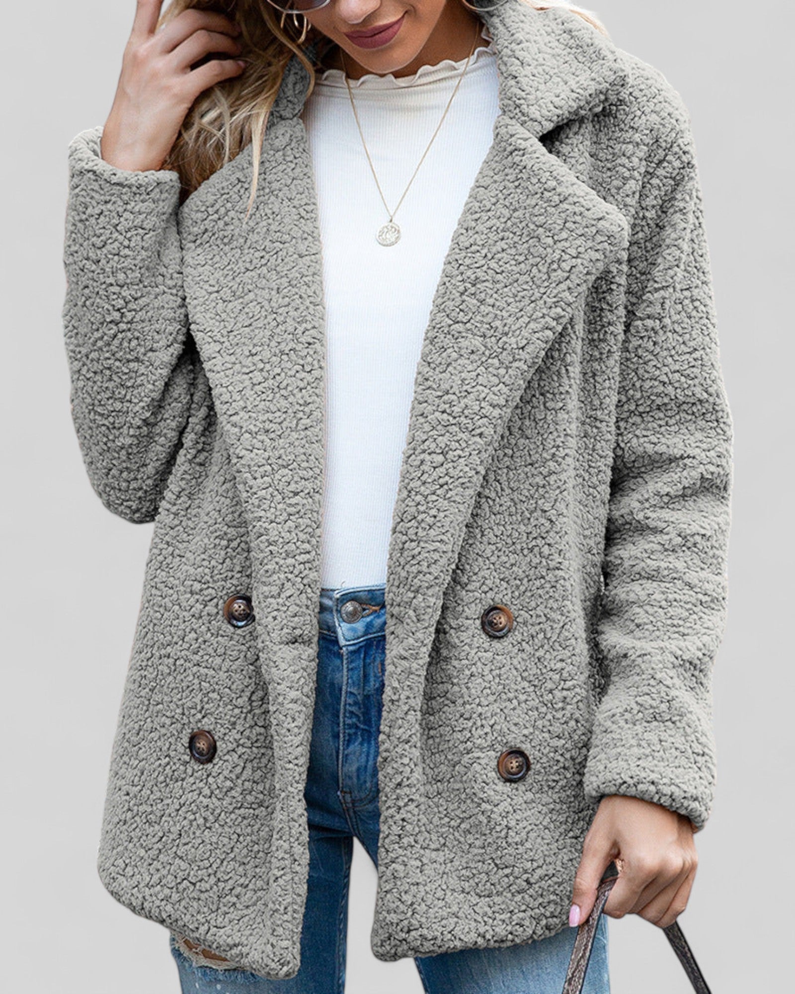 Richtje | Stijlvolle Zachte Damesjas - Elegantie & Comfort