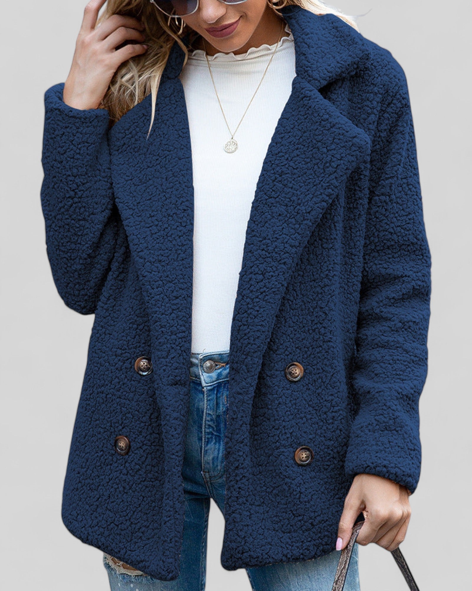 Richtje | Stijlvolle Zachte Damesjas - Elegantie & Comfort