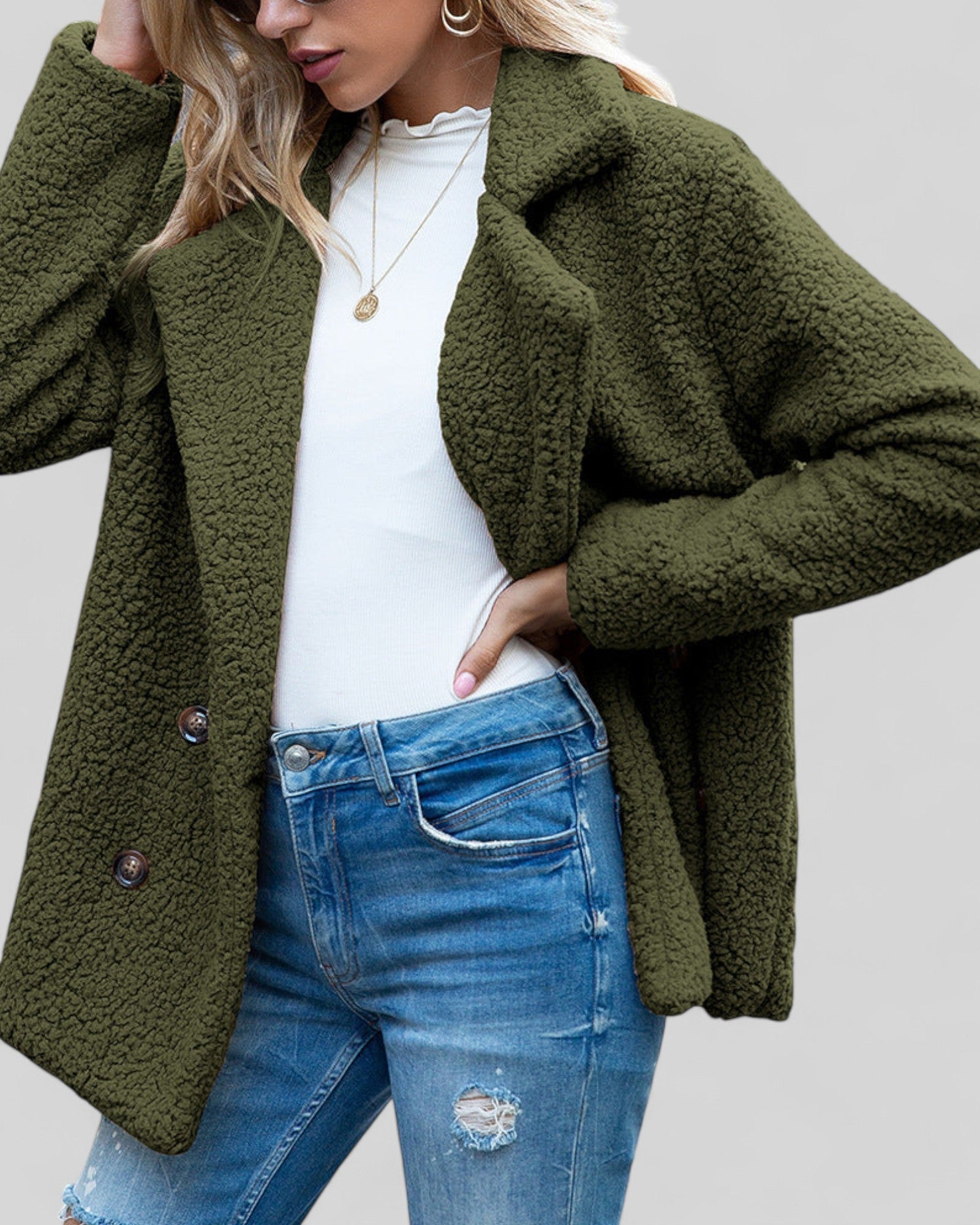 Richtje | Stijlvolle Zachte Damesjas - Elegantie & Comfort