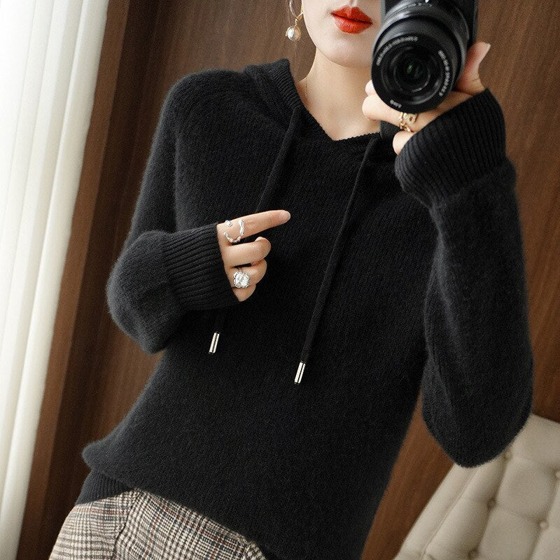 Dakota | Stijlvolle Dames Hoodie | Comfortabel Gebreid