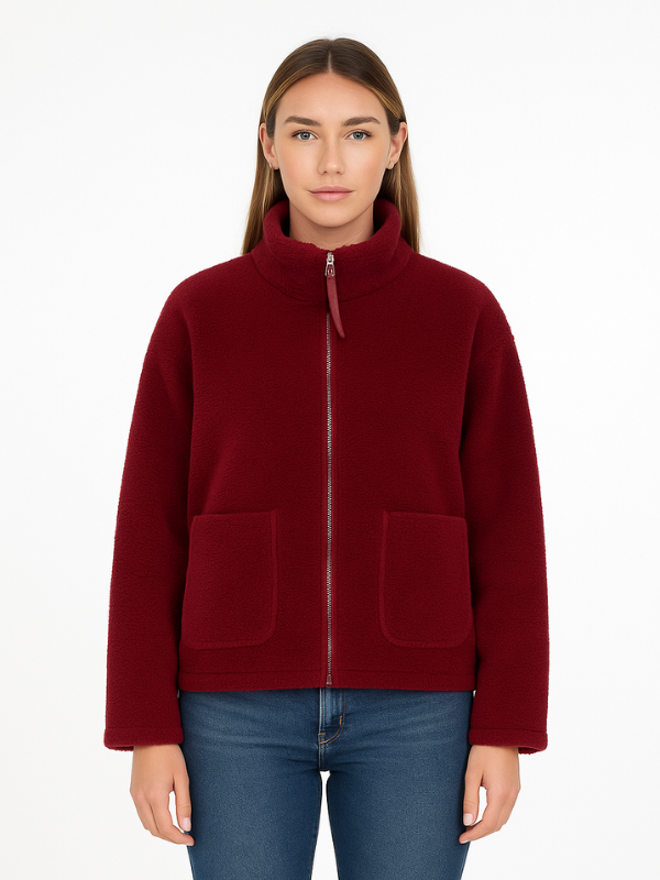 Jeanne | Ultra-Zachte Oversized Sherpa Fleece Jas Stijlvol voor Koud Weer