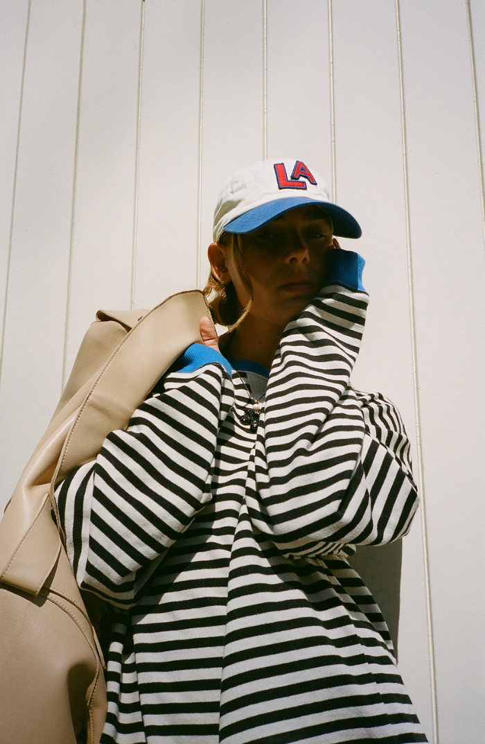 Nien | Stijlvolle Gestreepte Oversized Trui voor Dames