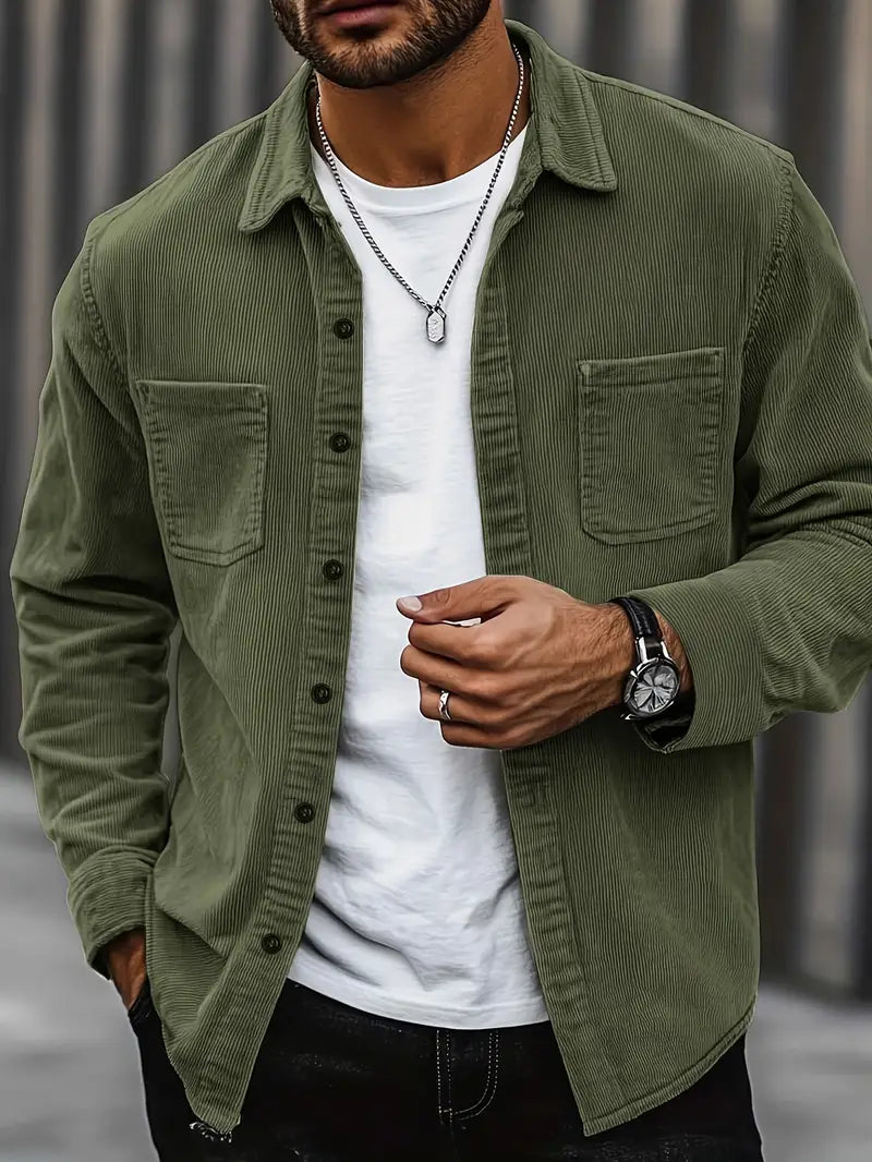 Hugo | Modieus Corduroy Overhemd met Comfortabele Pasvorm