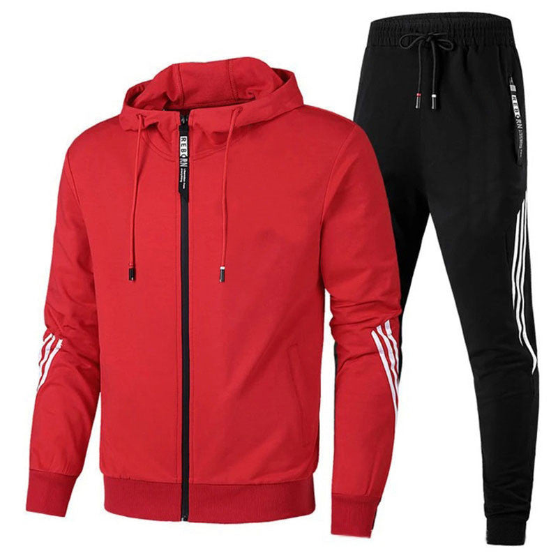 Stijlvol Heren Trainingspak met Comfortabele Pasvorm
