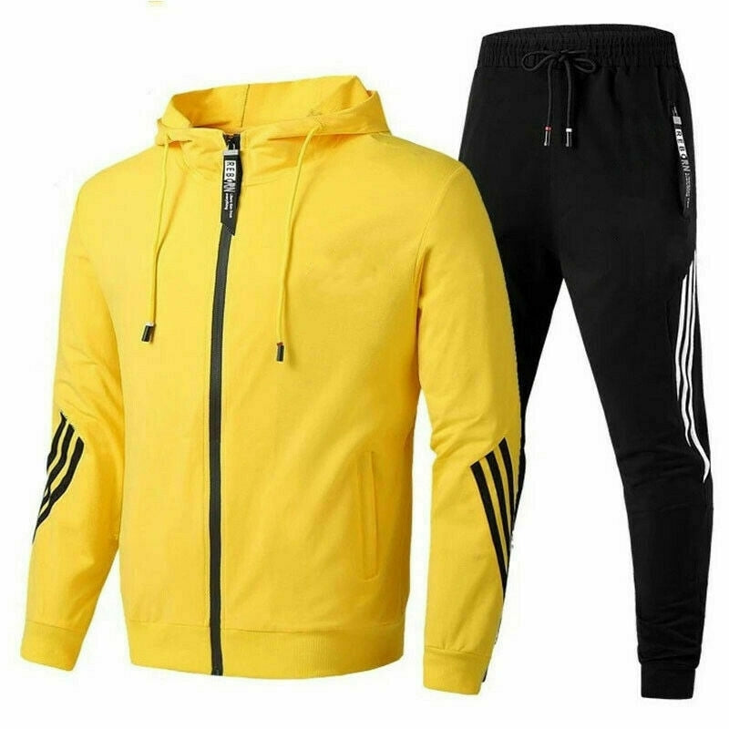 Stijlvol Heren Trainingspak met Comfortabele Pasvorm