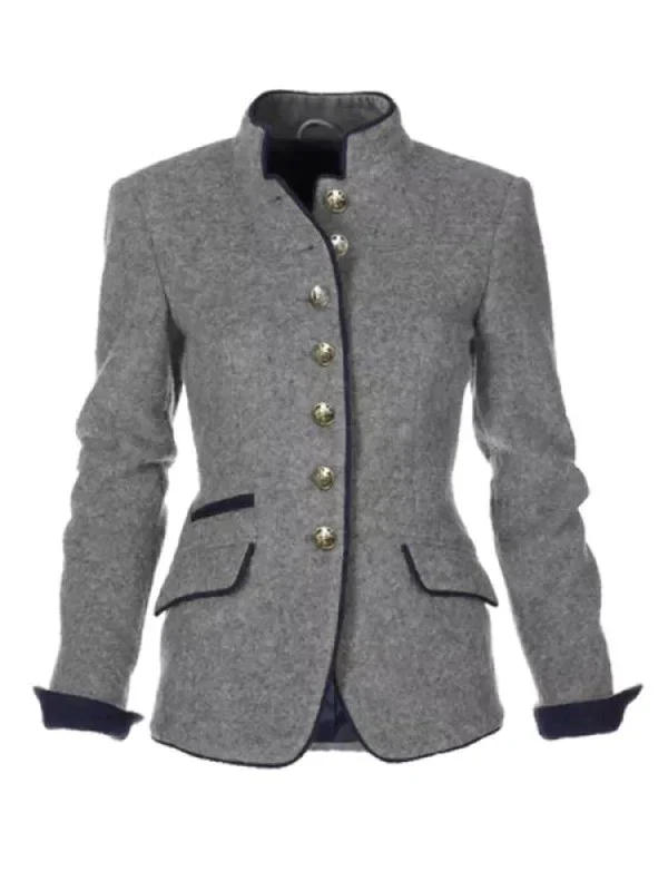 Gonda | Stijlvolle Vintage Blazer met Elegante Knopen