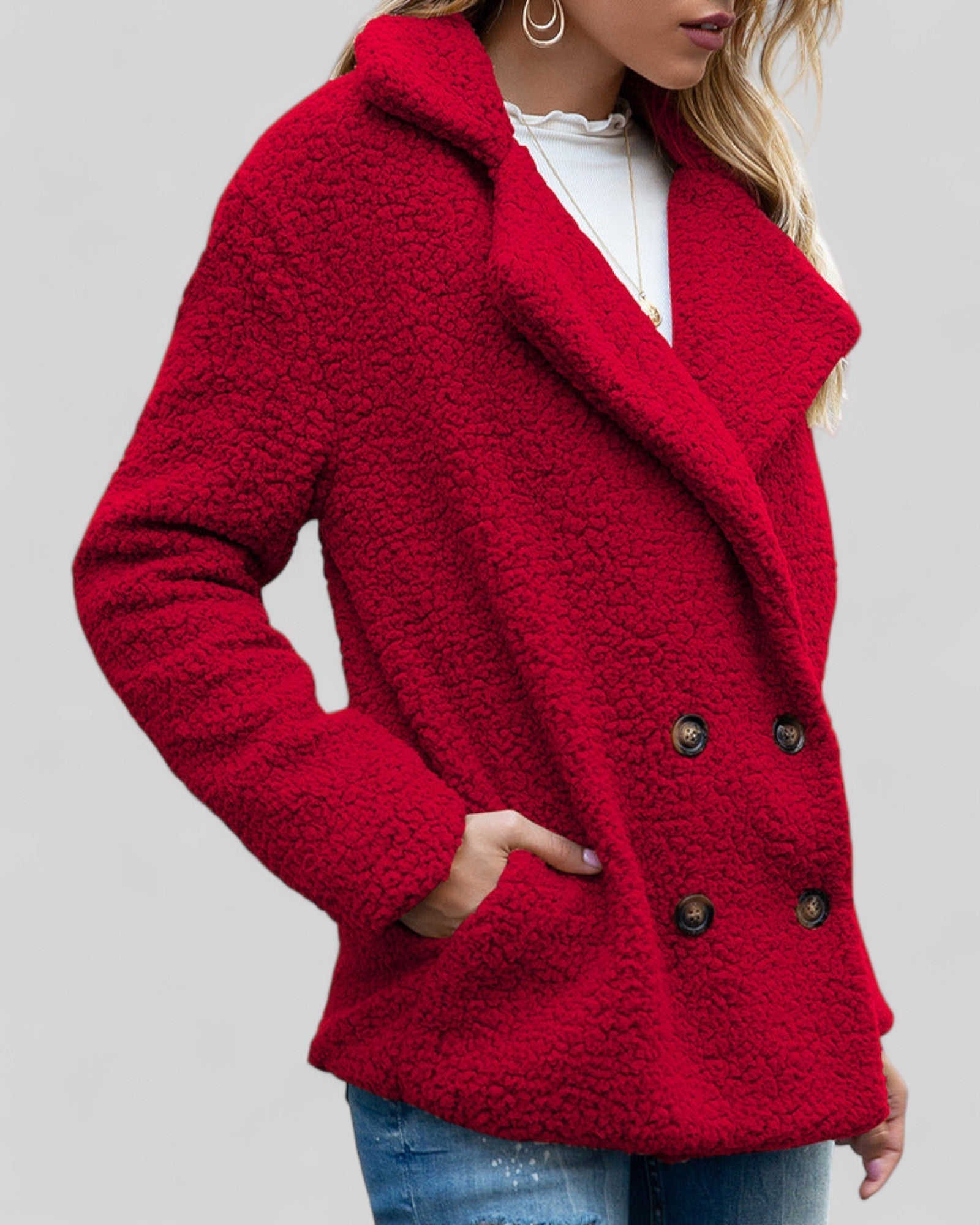 Richtje | Stijlvolle Zachte Damesjas - Elegantie & Comfort