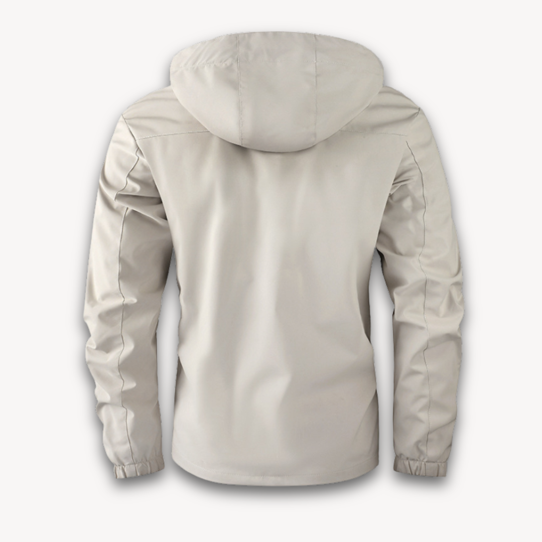 Stijlvolle Heren Waterdichte Winterjas met Capuchon