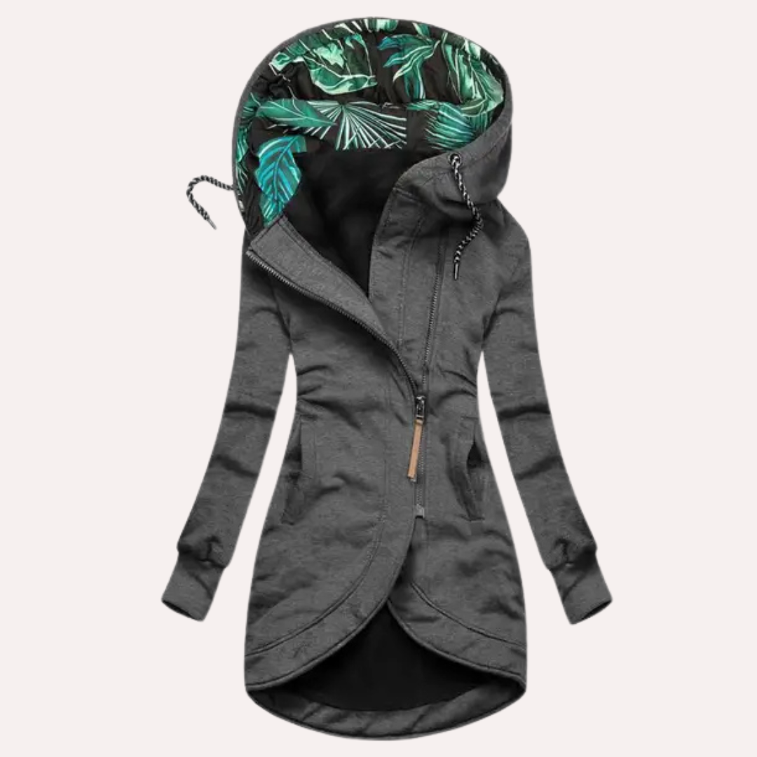 Natasha | Stijlvol Dames Fleece Jack met Comfortabele Capuchon
