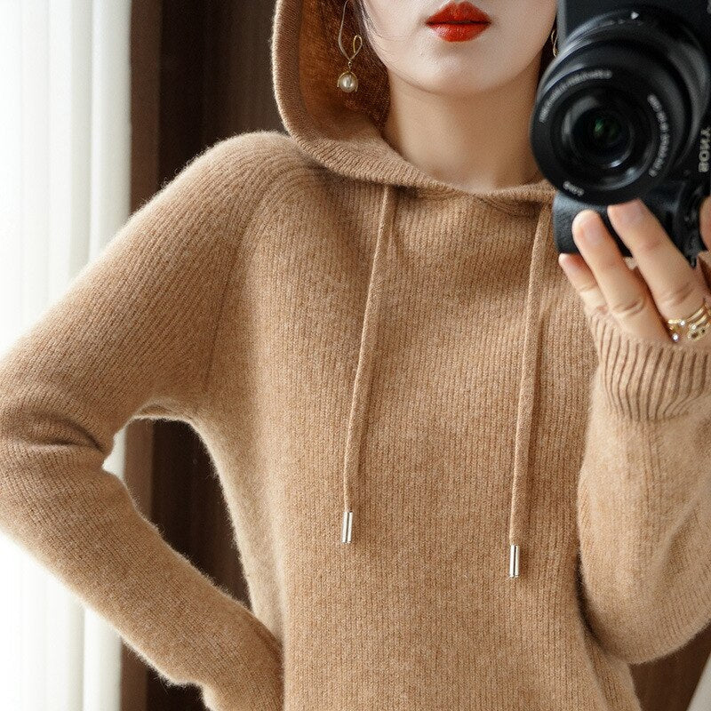 Dakota | Stijlvolle Dames Hoodie | Comfortabel Gebreid