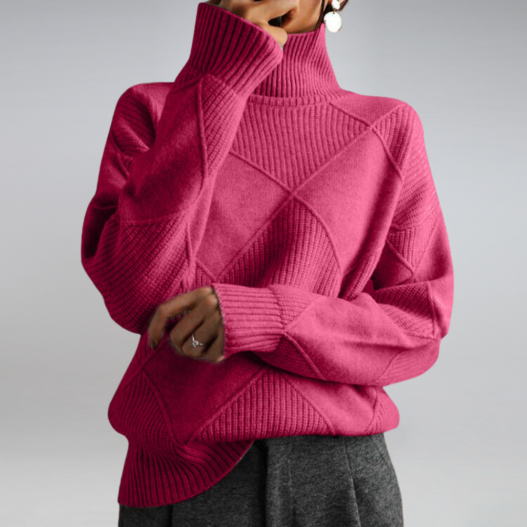 Lenny | Zachte Kasjmier Dames Rollkragenpullover Comfortabel