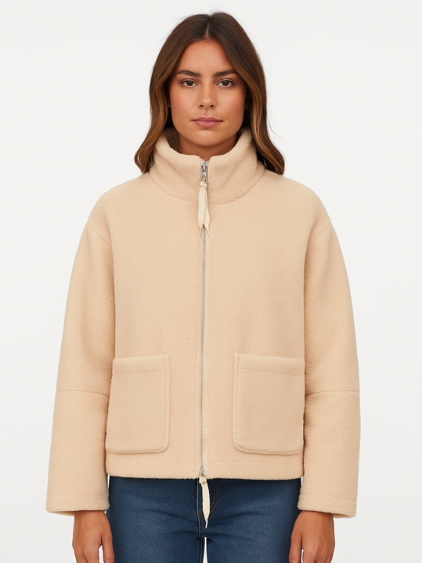 Jeanne | Ultra-Zachte Oversized Sherpa Fleece Jas Stijlvol voor Koud Weer