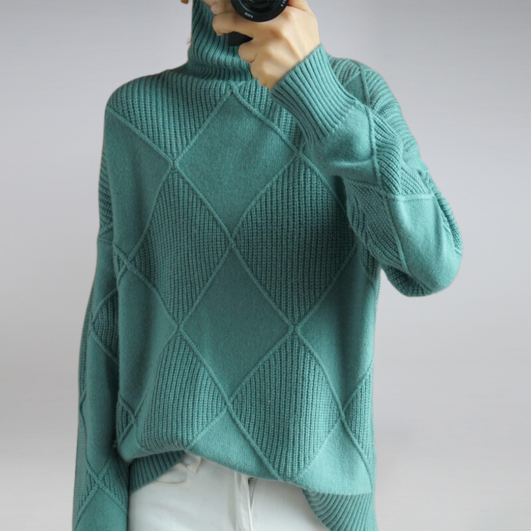 Lenny | Zachte Kasjmier Dames Rollkragenpullover Comfortabel