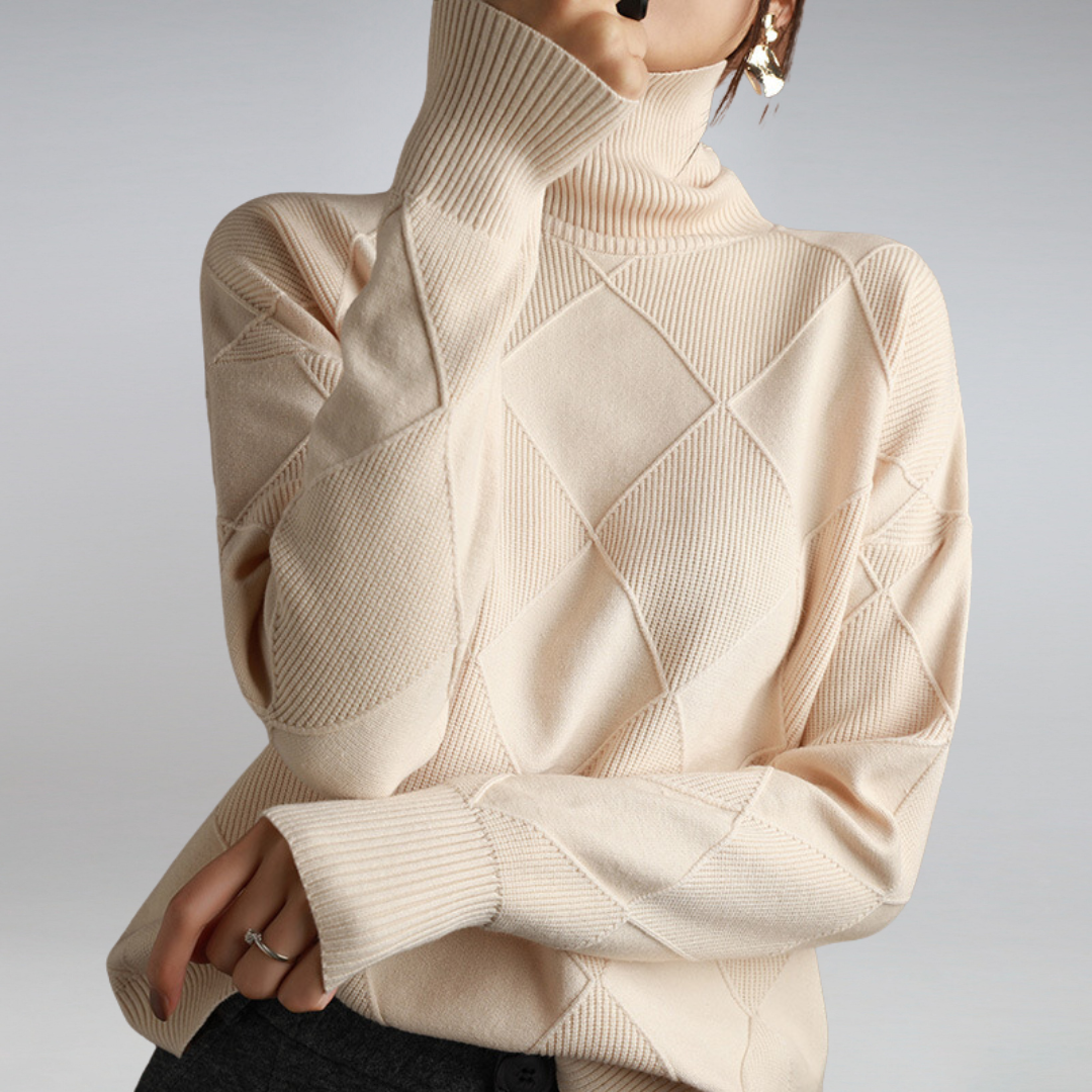 Lenny | Zachte Kasjmier Dames Rollkragenpullover Comfortabel