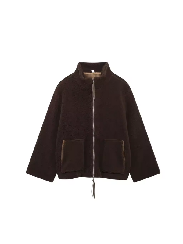 Jeanne | Ultra-Zachte Oversized Sherpa Fleece Jas Stijlvol voor Koud Weer