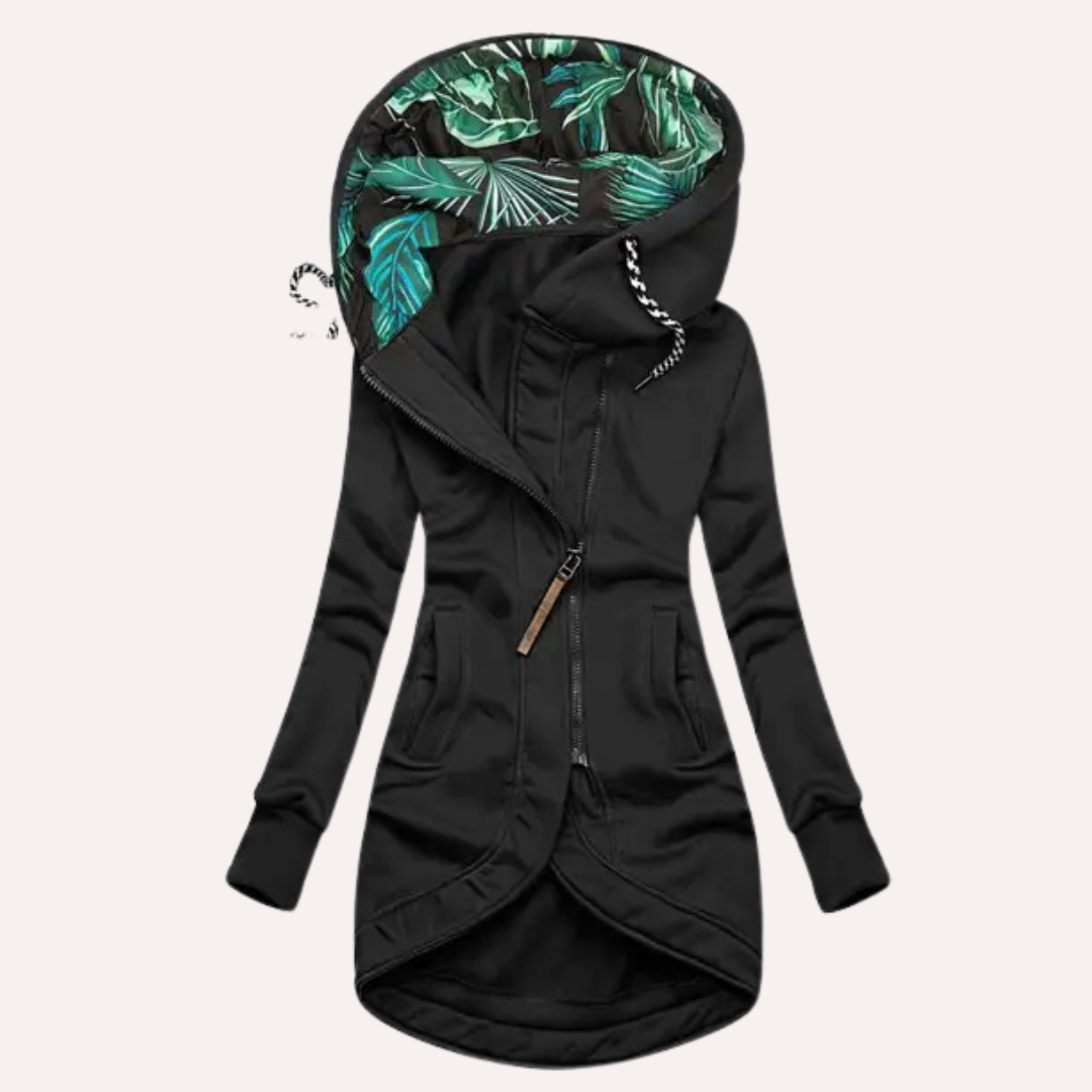 Natasha | Stijlvol Dames Fleece Jack met Comfortabele Capuchon