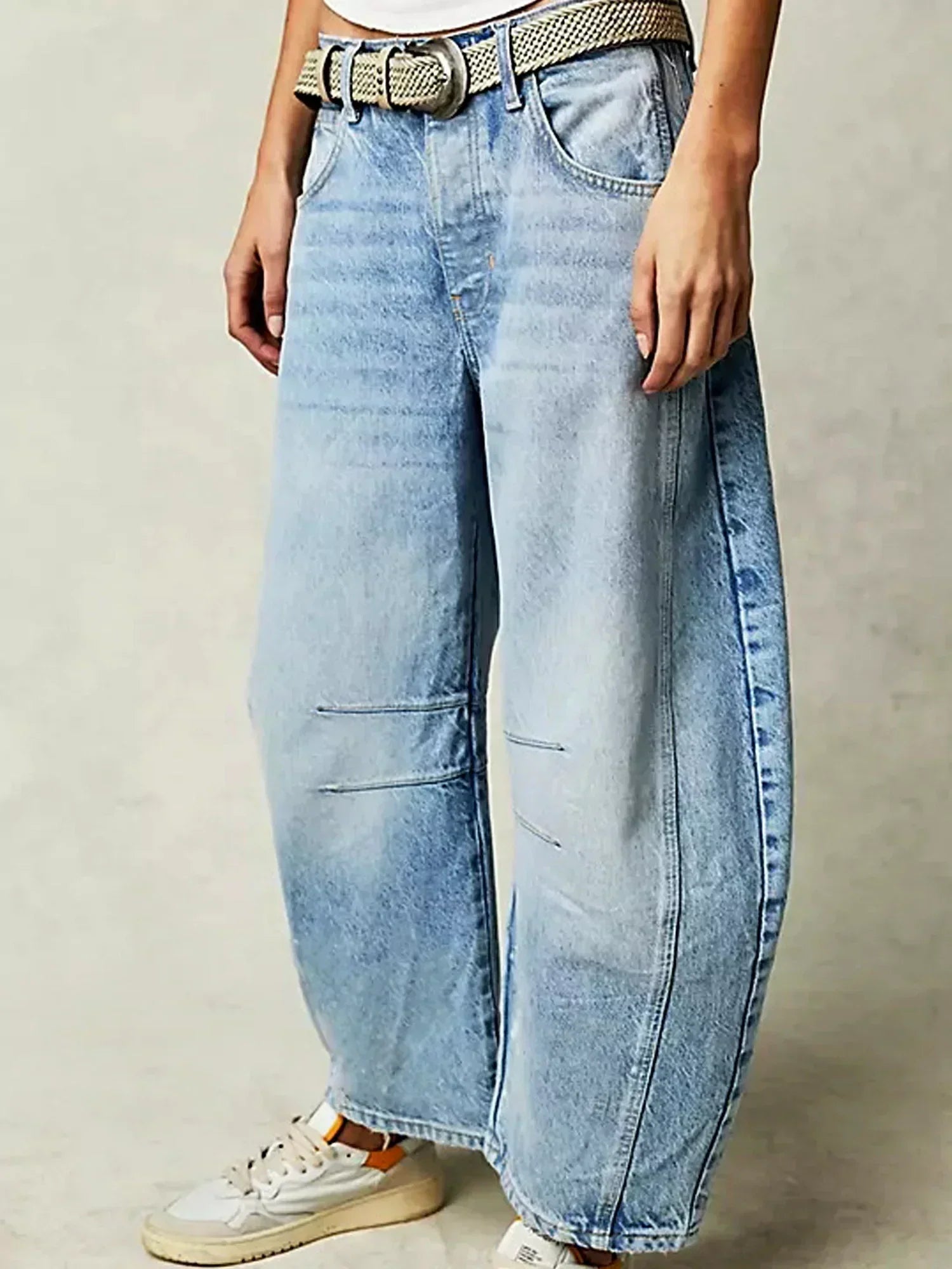 Stijlvolle dames barrel jeans – trendy en comfortabel