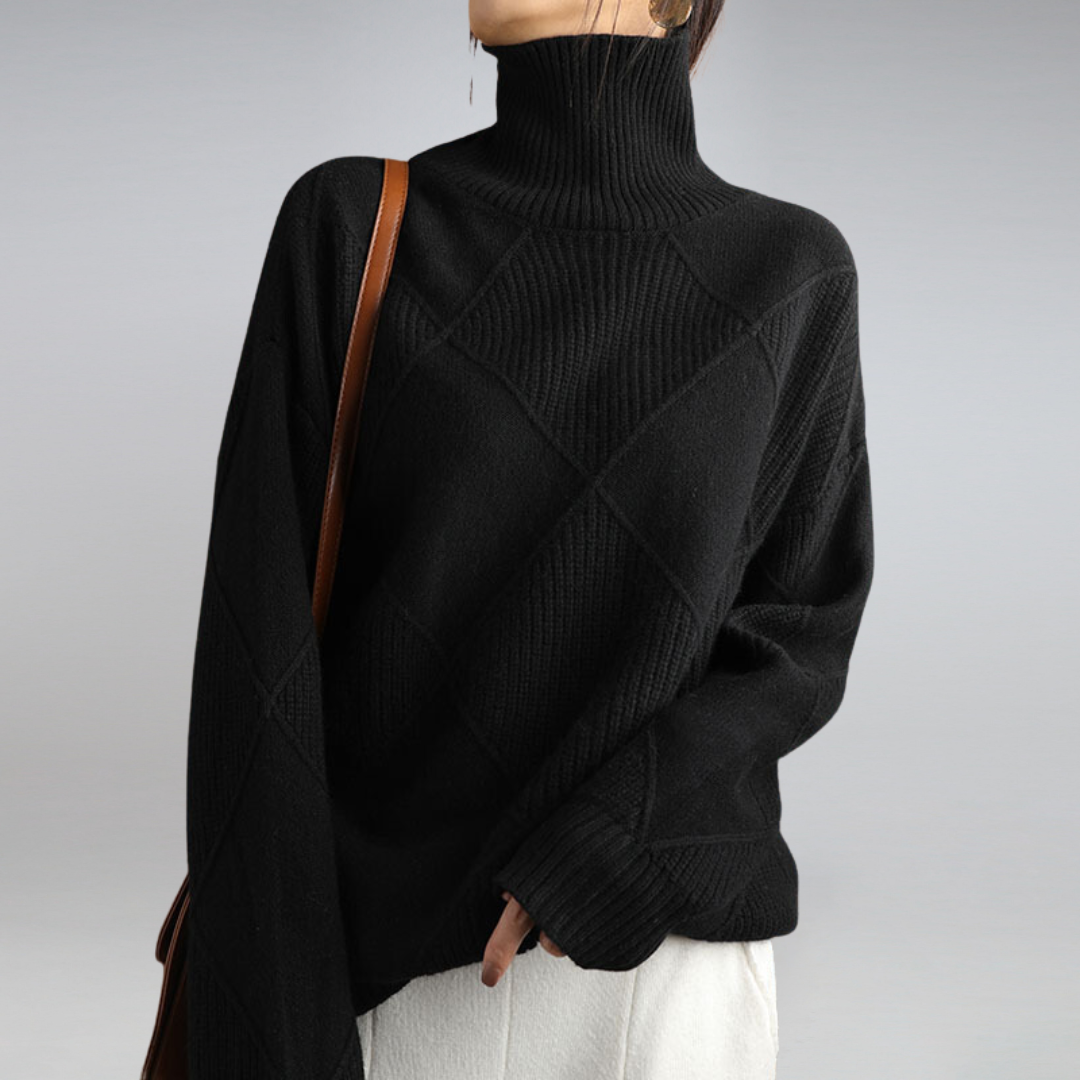 Lenny | Zachte Kasjmier Dames Rollkragenpullover Comfortabel