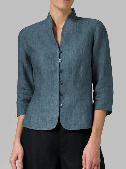 Stijlvolle Linnen Blazer | Elegante Nora Blazer