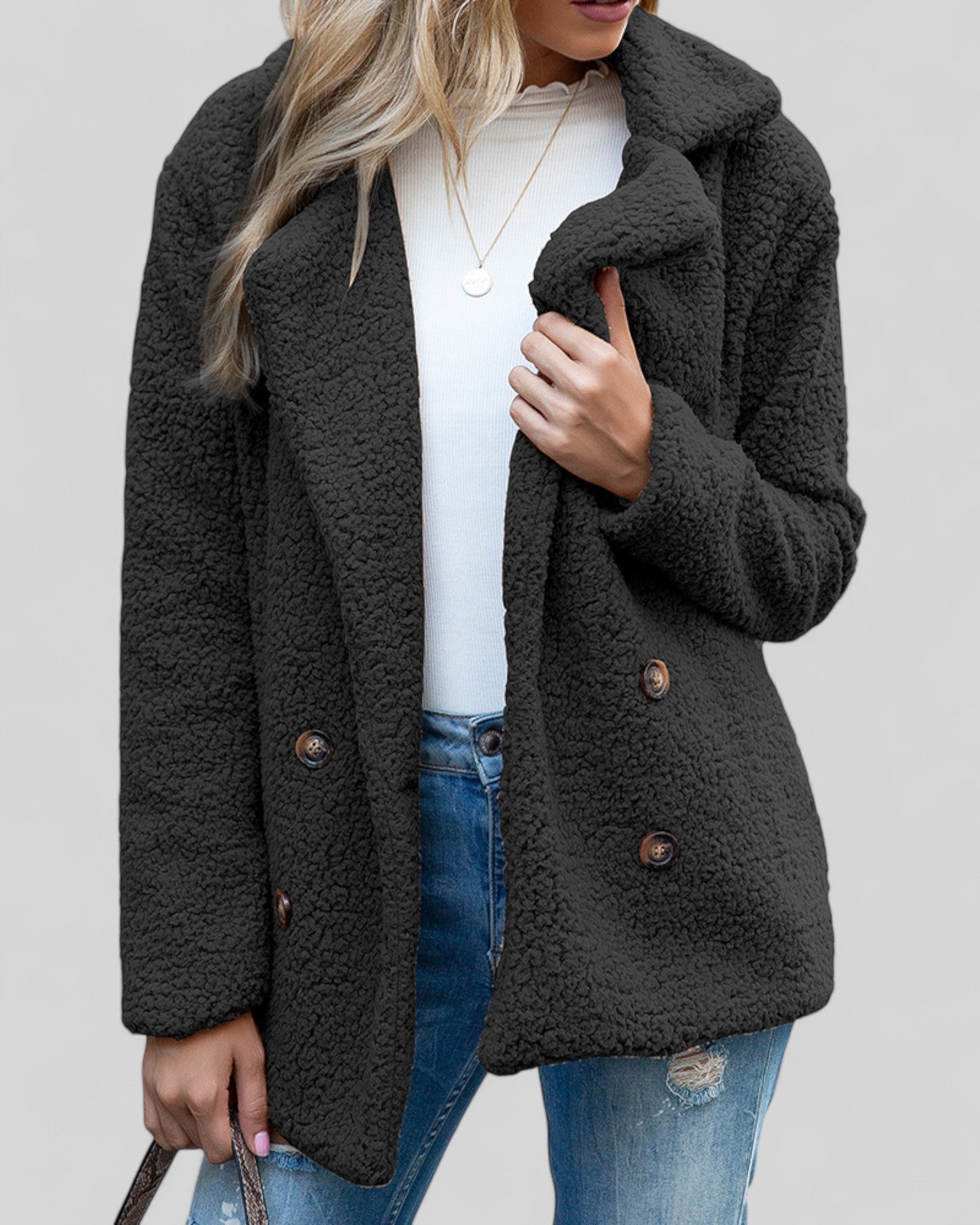 Richtje | Stijlvolle Zachte Damesjas - Elegantie & Comfort
