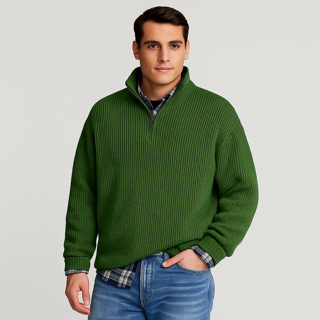David | Elegante Heren Woltrui voor de Herfst
