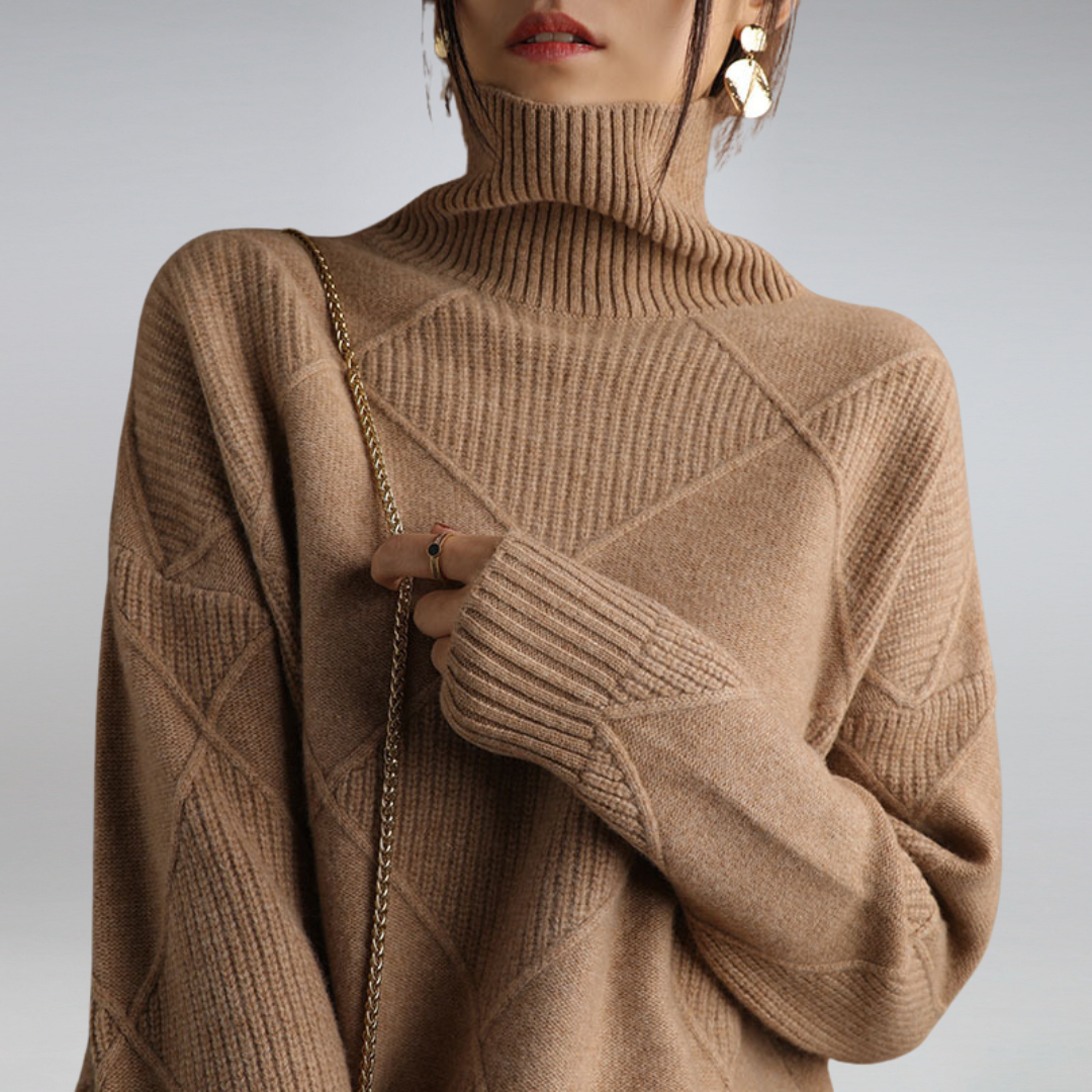 Lenny | Zachte Kasjmier Dames Rollkragenpullover Comfortabel