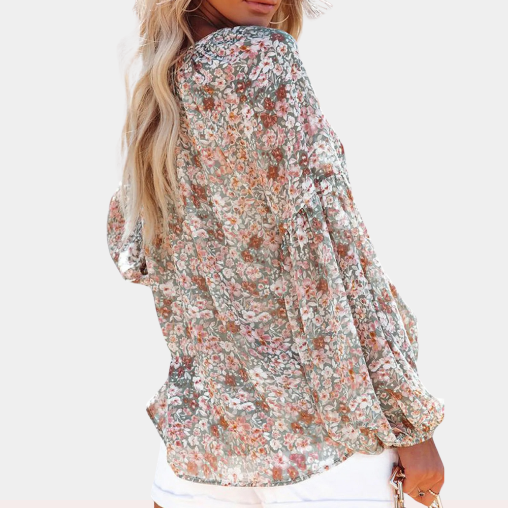 Tryntsje | Lichte Casual Bloemenblouse voor Dames