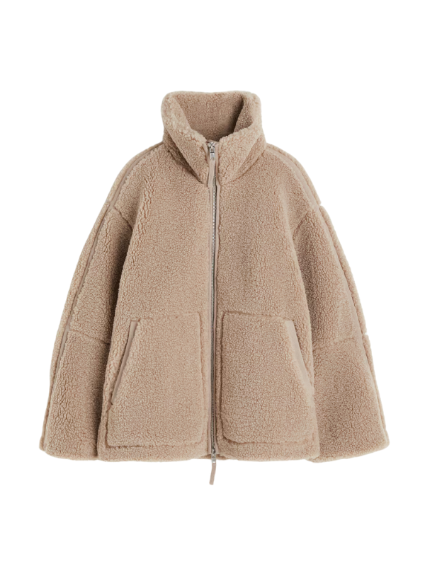 Jeanne | Ultra-Zachte Oversized Sherpa Fleece Jas Stijlvol voor Koud Weer