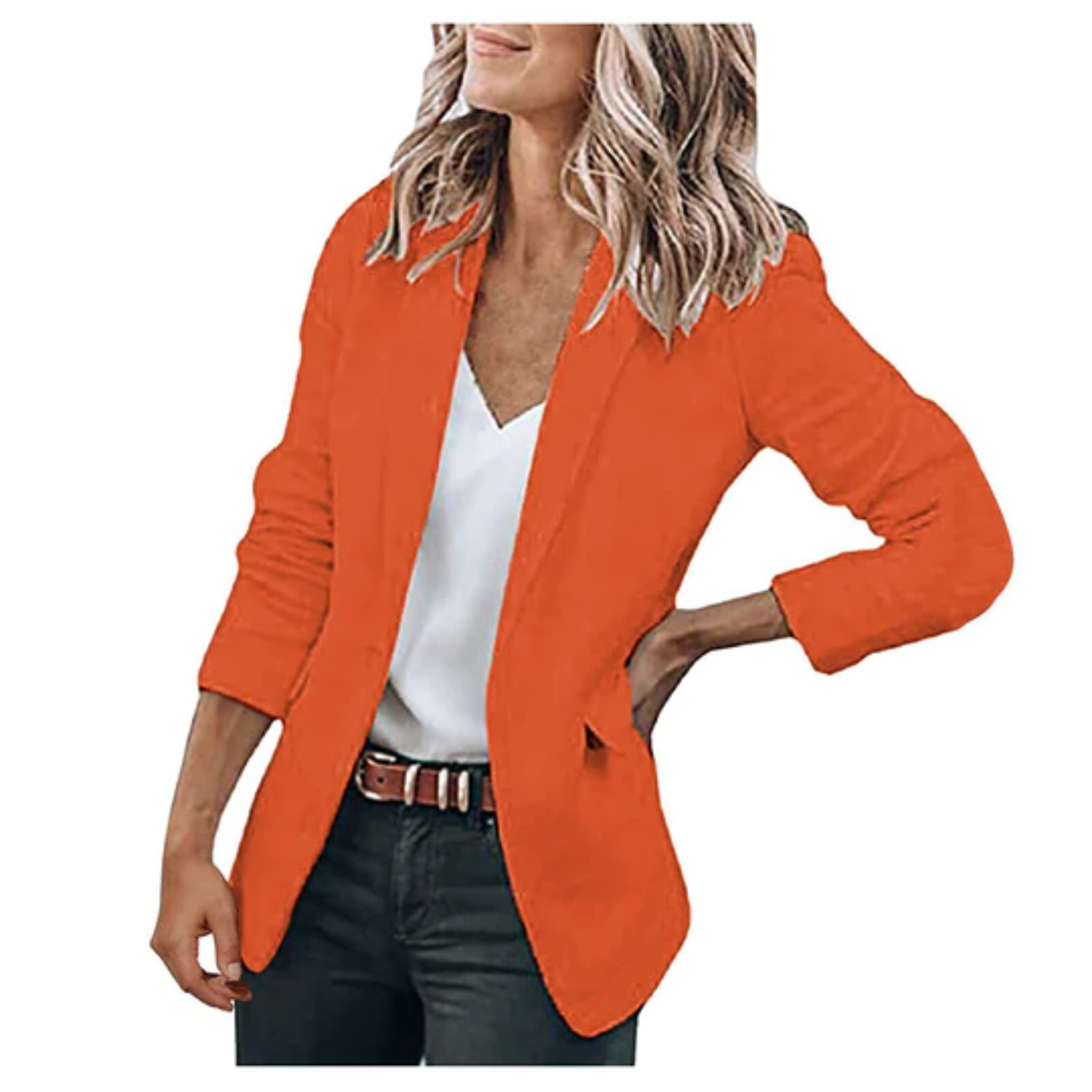 Stijlvolle Dames Blazer met Praktische Zakken | Ideaal voor Casual Dagen