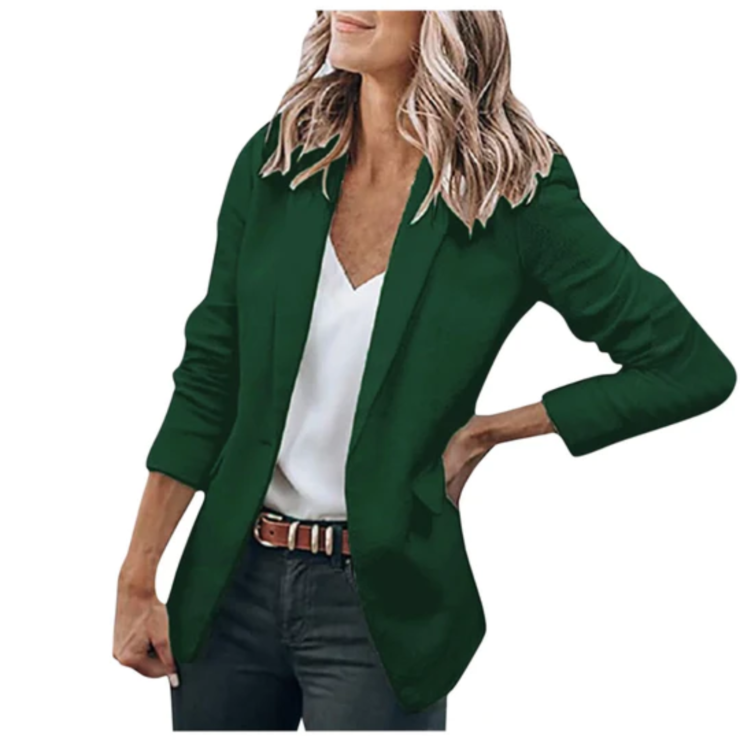 Stijlvolle Dames Blazer met Praktische Zakken | Ideaal voor Casual Dagen