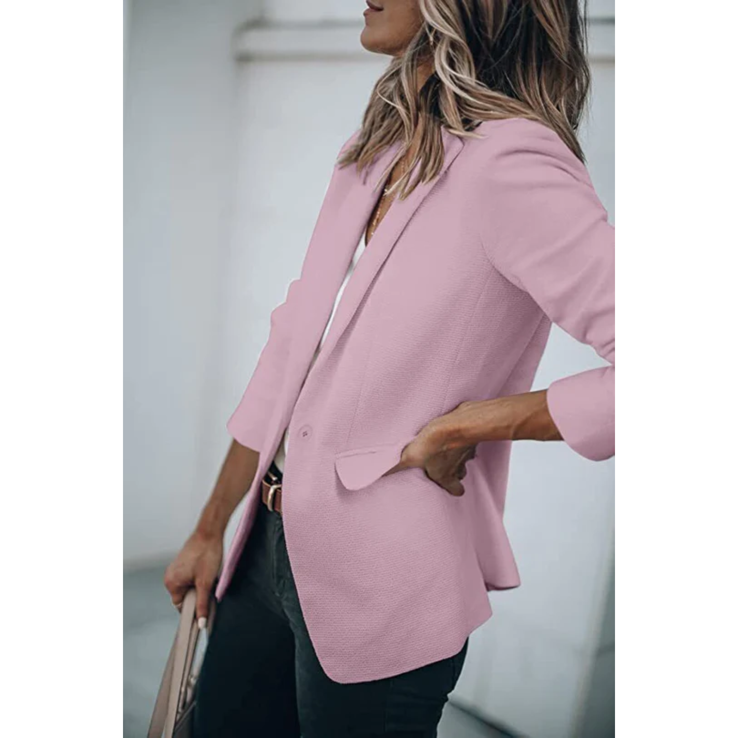 Stijlvolle Dames Blazer met Praktische Zakken | Ideaal voor Casual Dagen