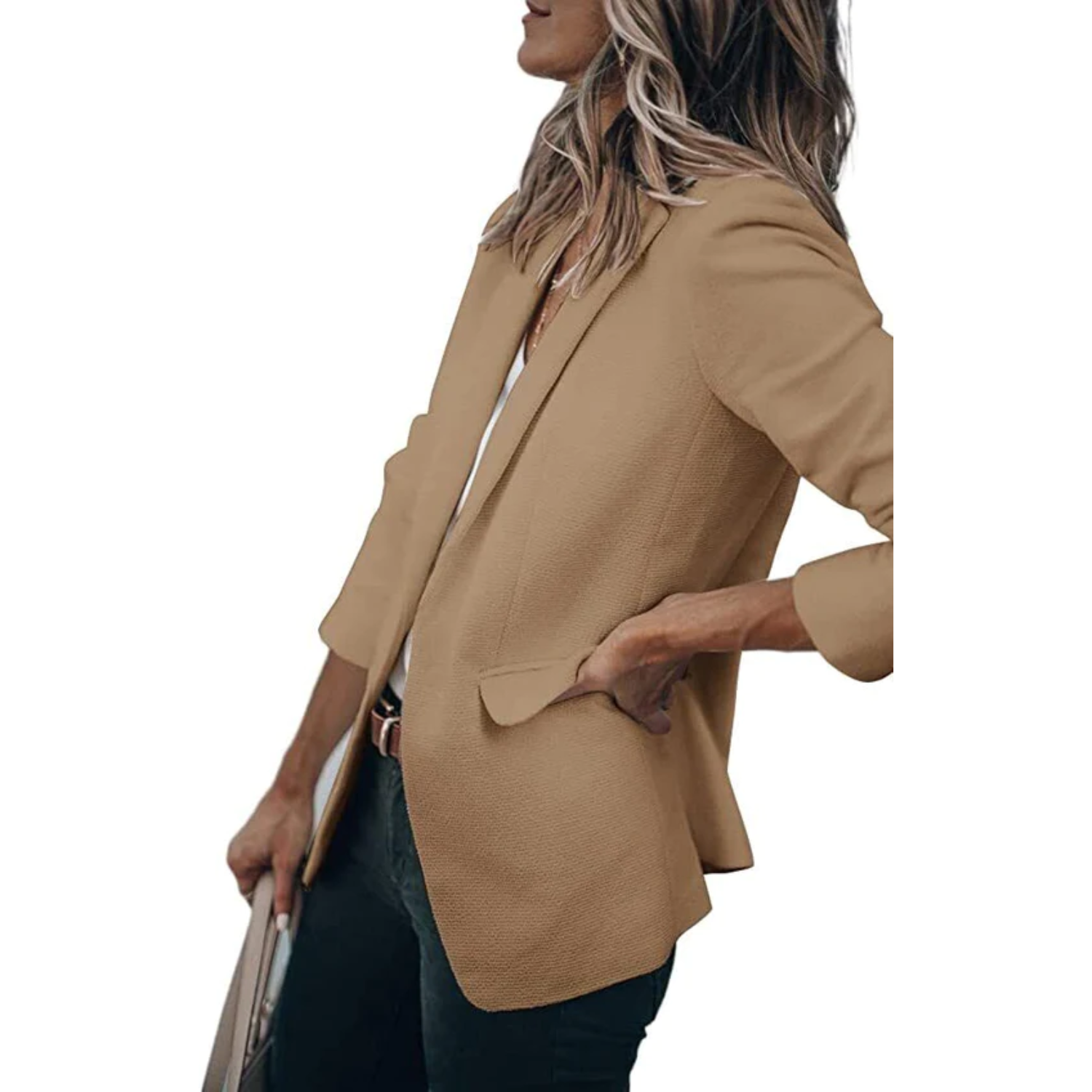 Stijlvolle Dames Blazer met Praktische Zakken | Ideaal voor Casual Dagen