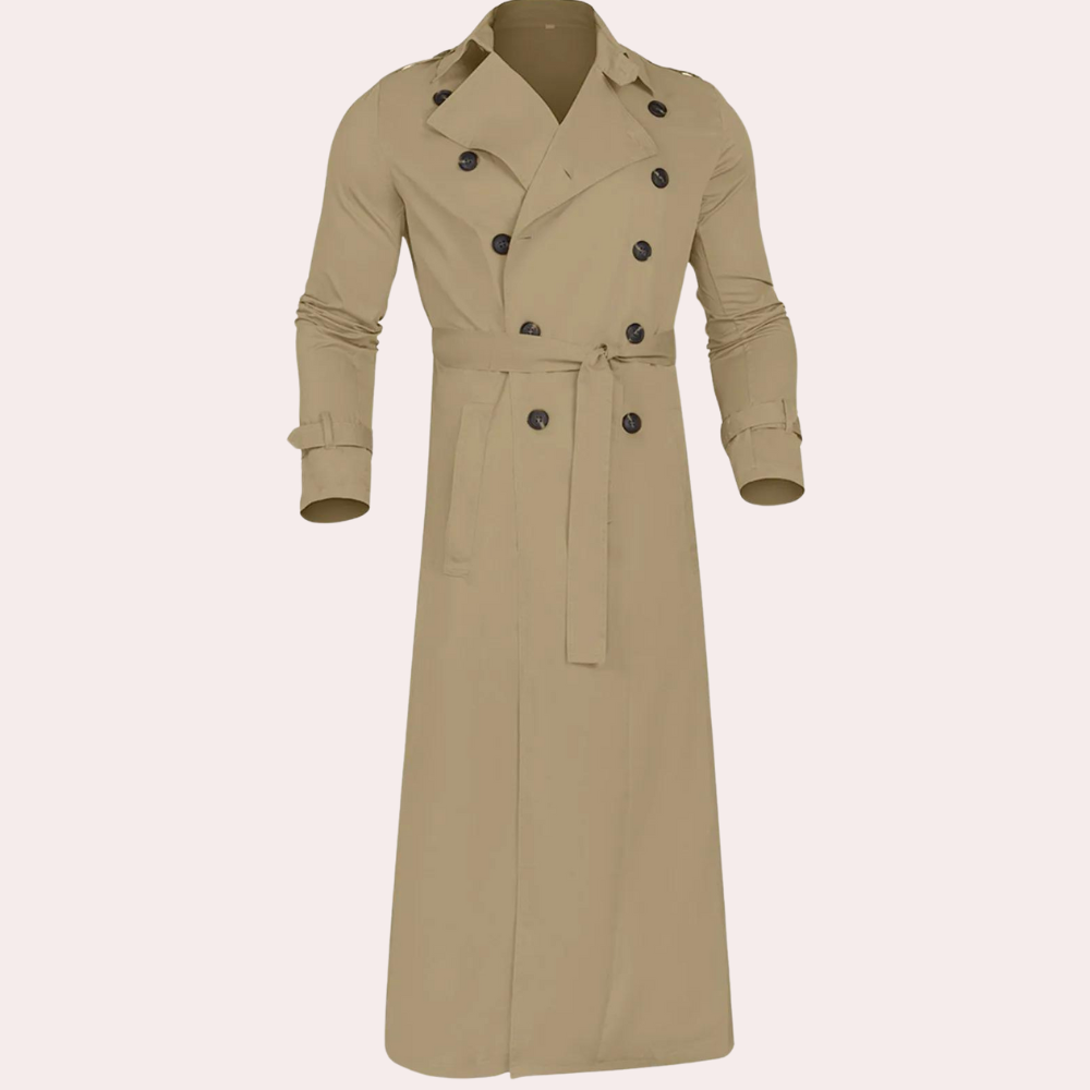 Stijlvolle Waterdichte Trenchcoat voor Mannen
