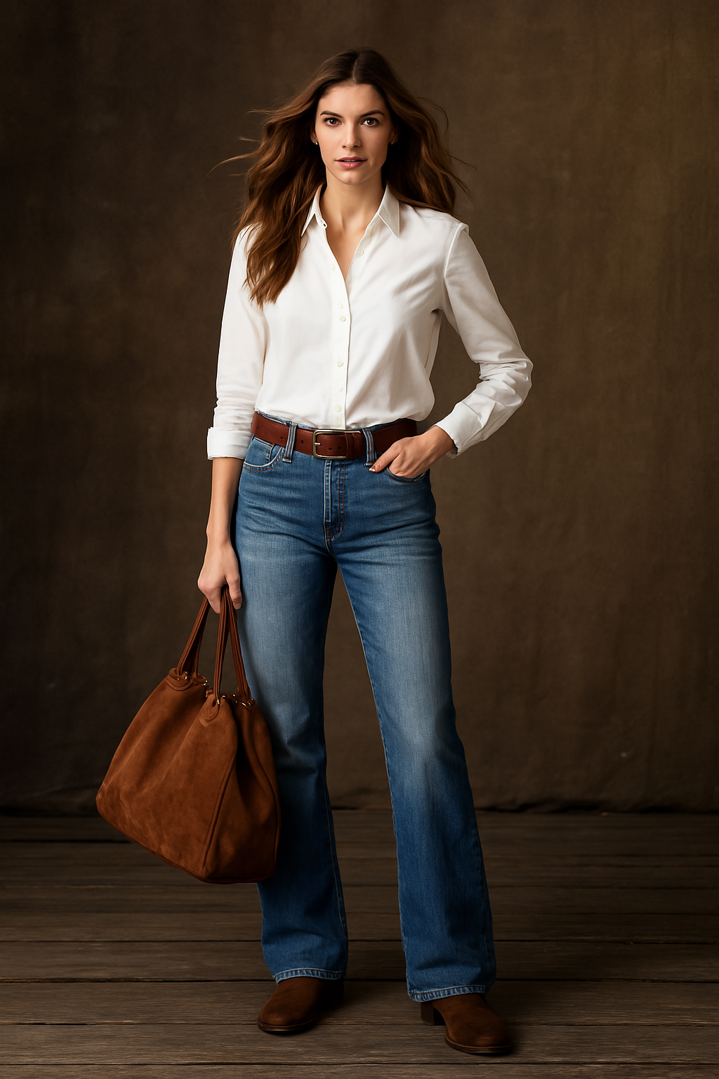 Lieke | Stijlvolle Retro Wijde Jeans voor Dames