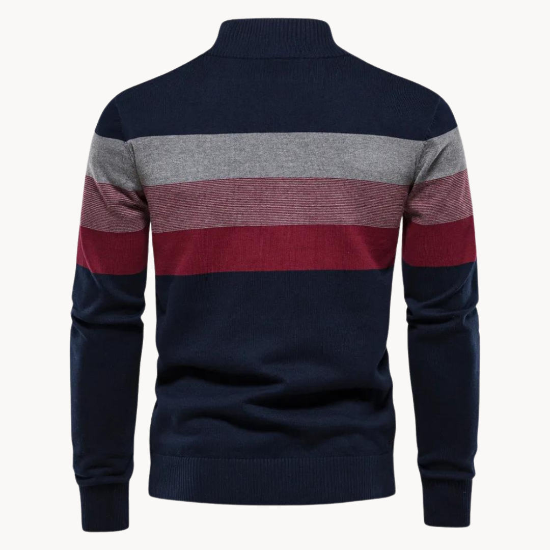 Stijlvolle Half-Zip Trui | Comfortabele en Modieuze Pasvorm