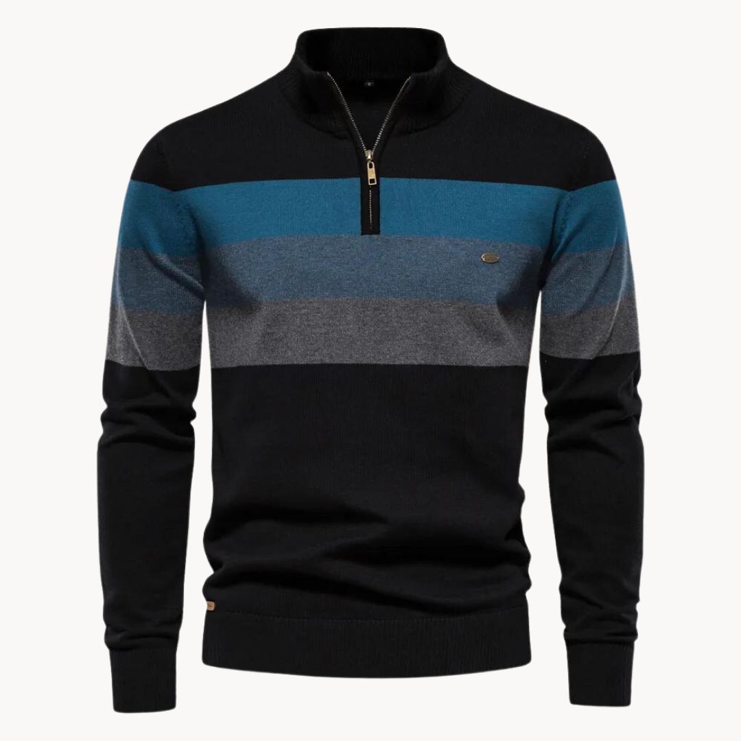 Stijlvolle Half-Zip Trui | Comfortabele en Modieuze Pasvorm