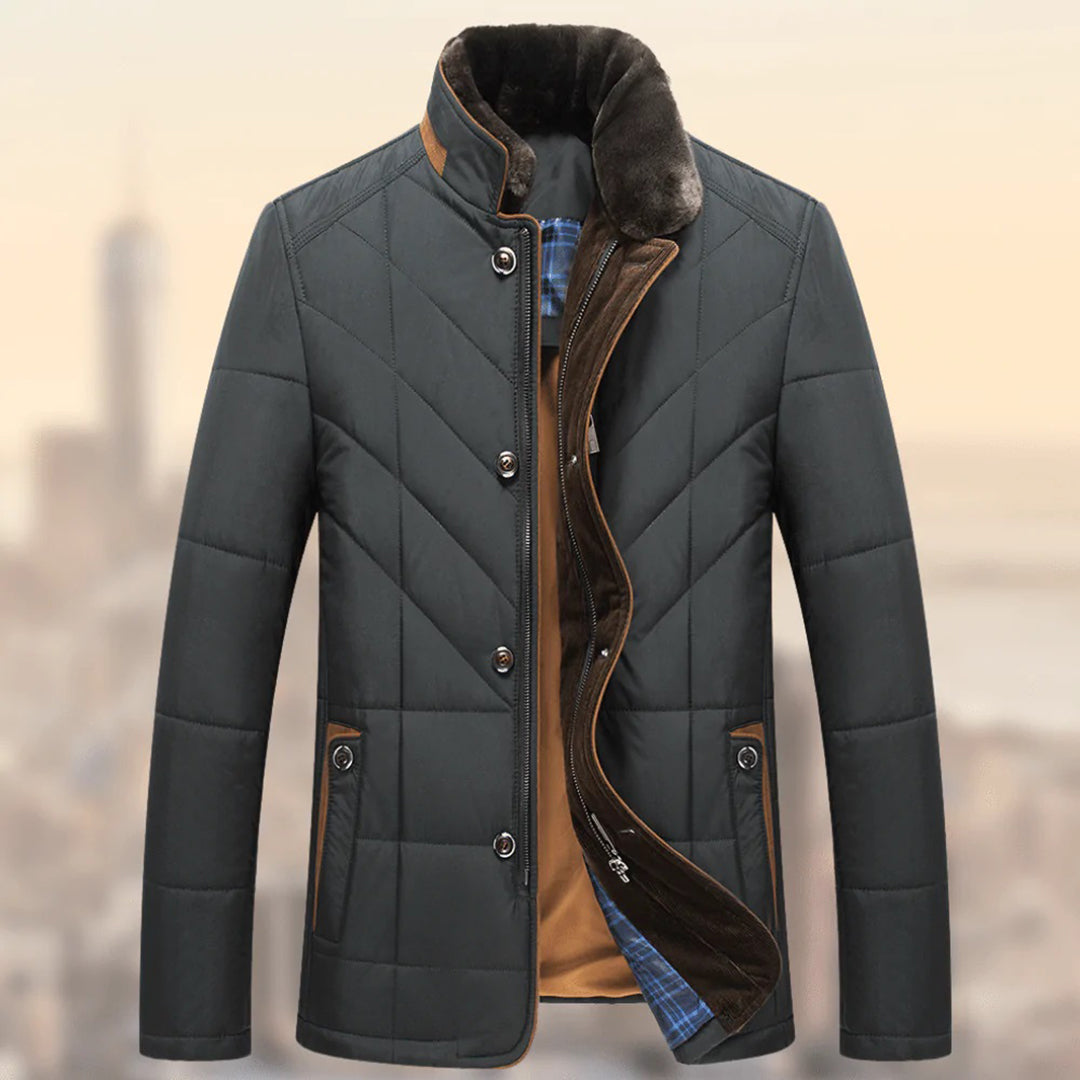 Frank | Stijlvolle heren winterjas - Warm en comfortabel