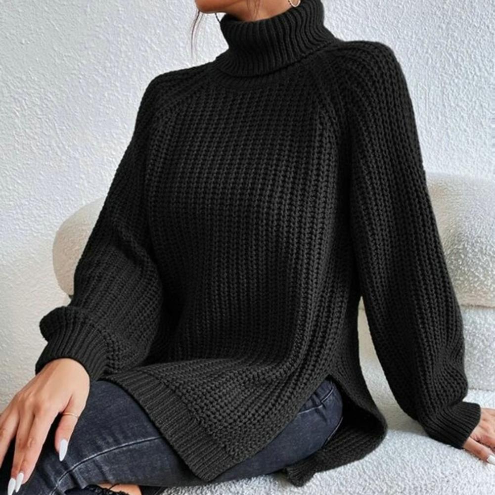 Mariska | Zachte Dames Rollneck Trui | Comfortabele Loose Fit met Lange Mouwen