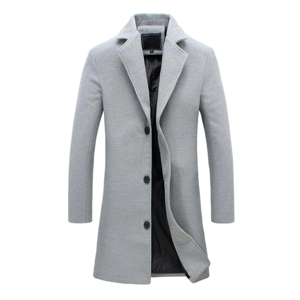 Kees | Stijlvolle Lange Winterjas voor Heren - Warm en Comfortabel