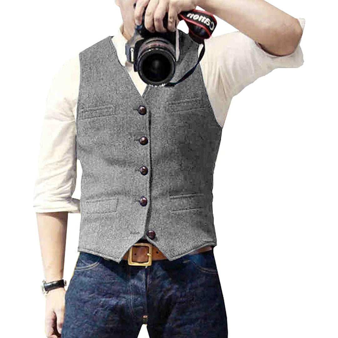 Arie | Stijlvol heren zomergilet met elegante pasvorm