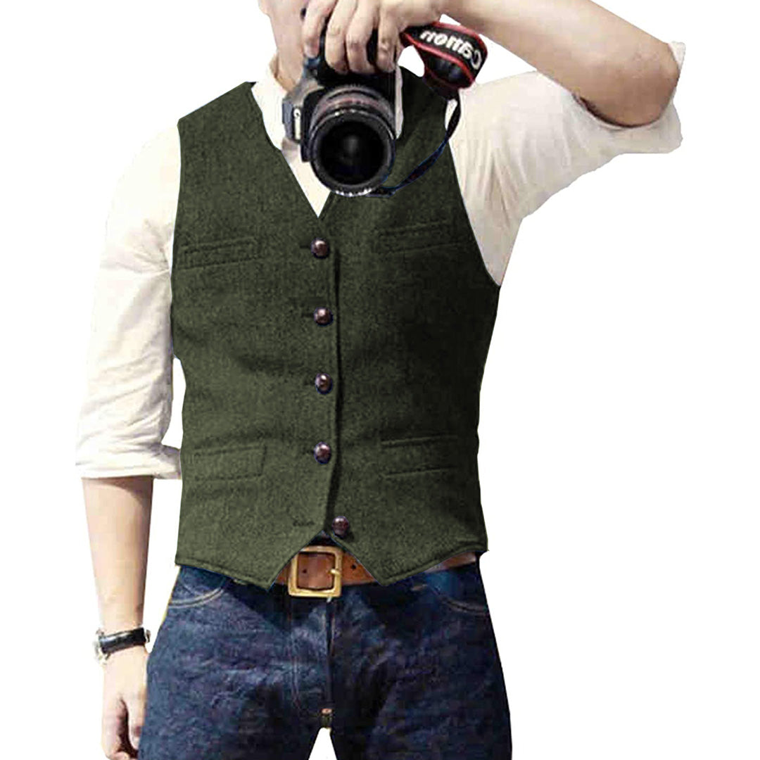 Arie | Stijlvol heren zomergilet met elegante pasvorm