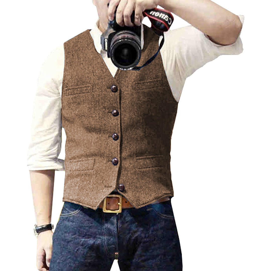 Arie | Stijlvol heren zomergilet met elegante pasvorm