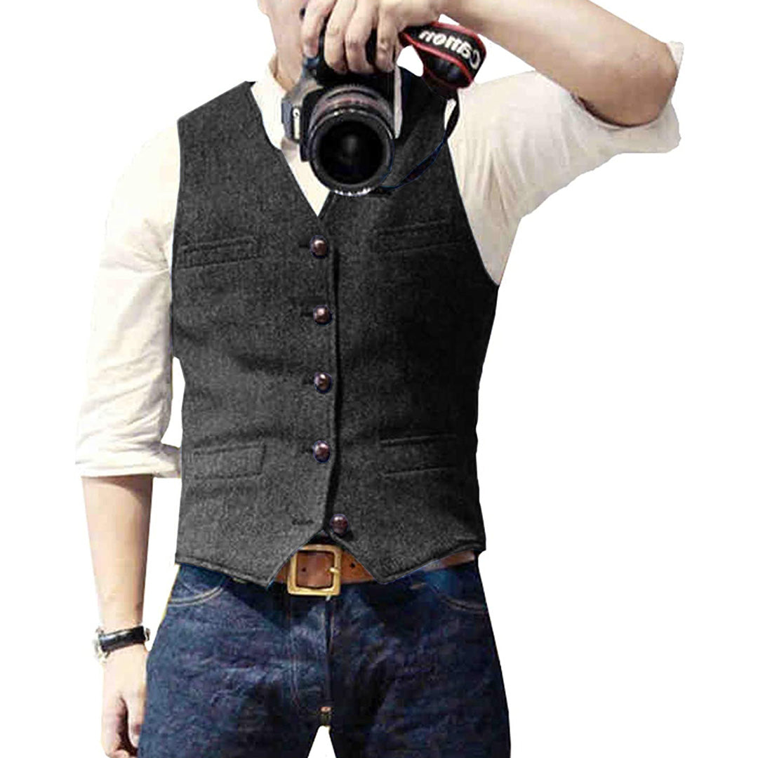 Arie | Stijlvol heren zomergilet met elegante pasvorm
